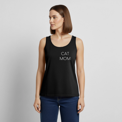 Pedro´s Tank Top Premium Stolzes Personal einer Katze CAT MOM Black Edition - Schwarz