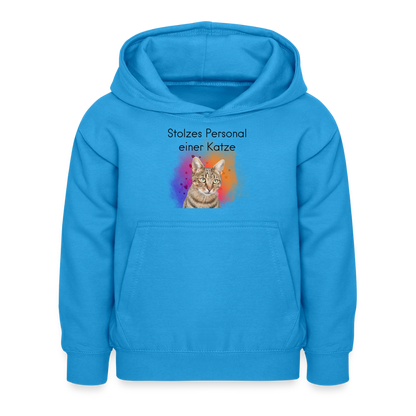 Pedro's Hoodie Stolzes Personal einer Katze Black Edition - LiNBW.