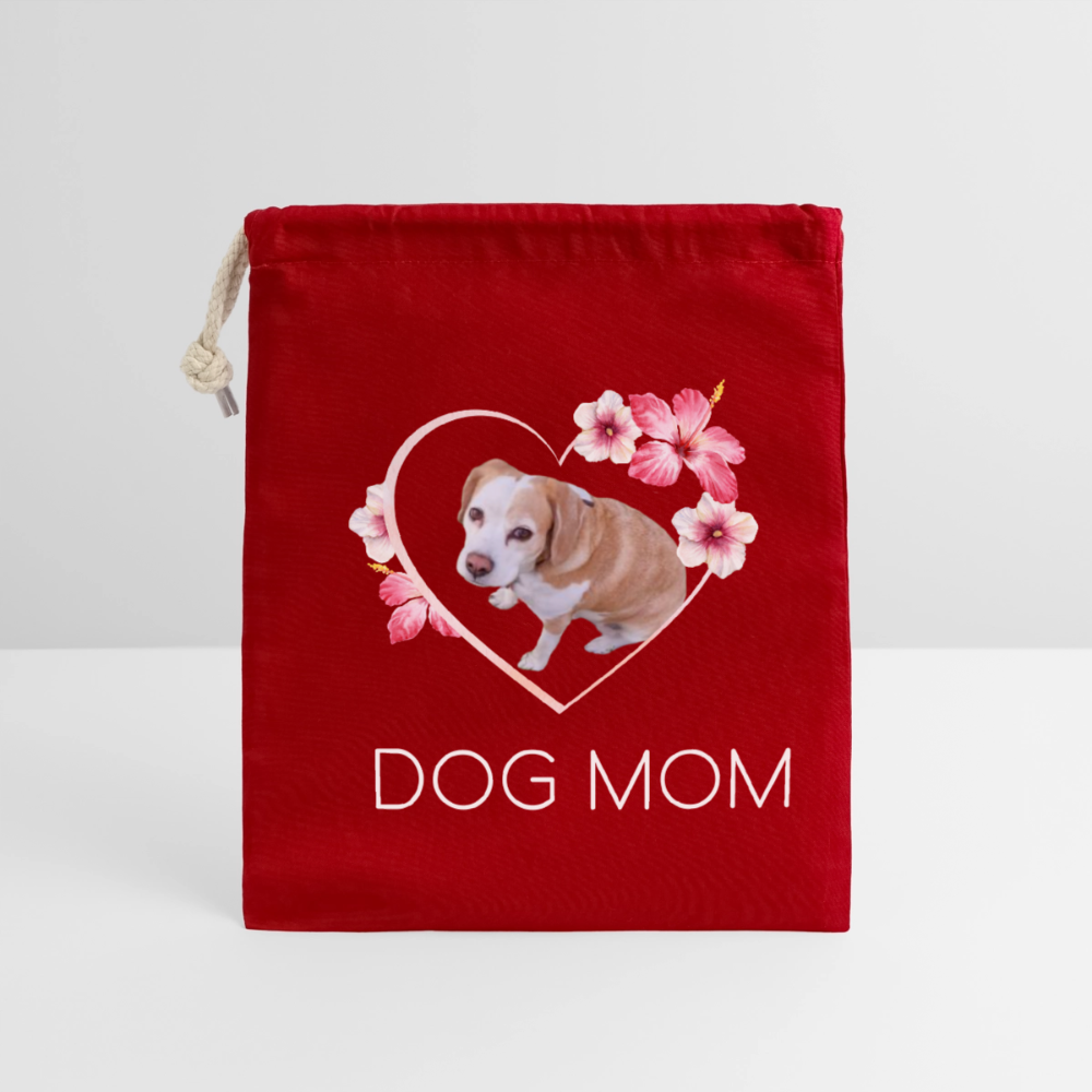 Luna´s Baumwollbeutel DOG MOM - Rot