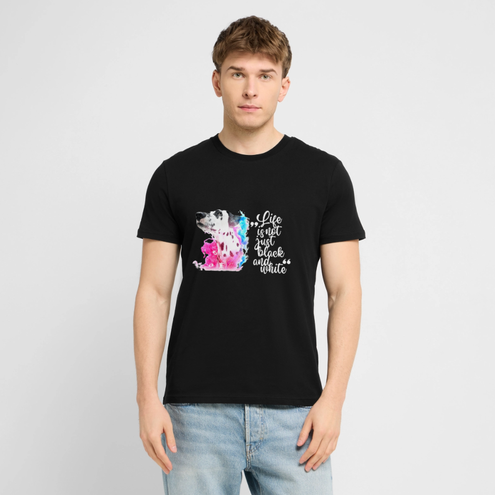 Boa's Unisex T-Shirt Premium Splash White Edition Life is not just black and white - LiNBW.