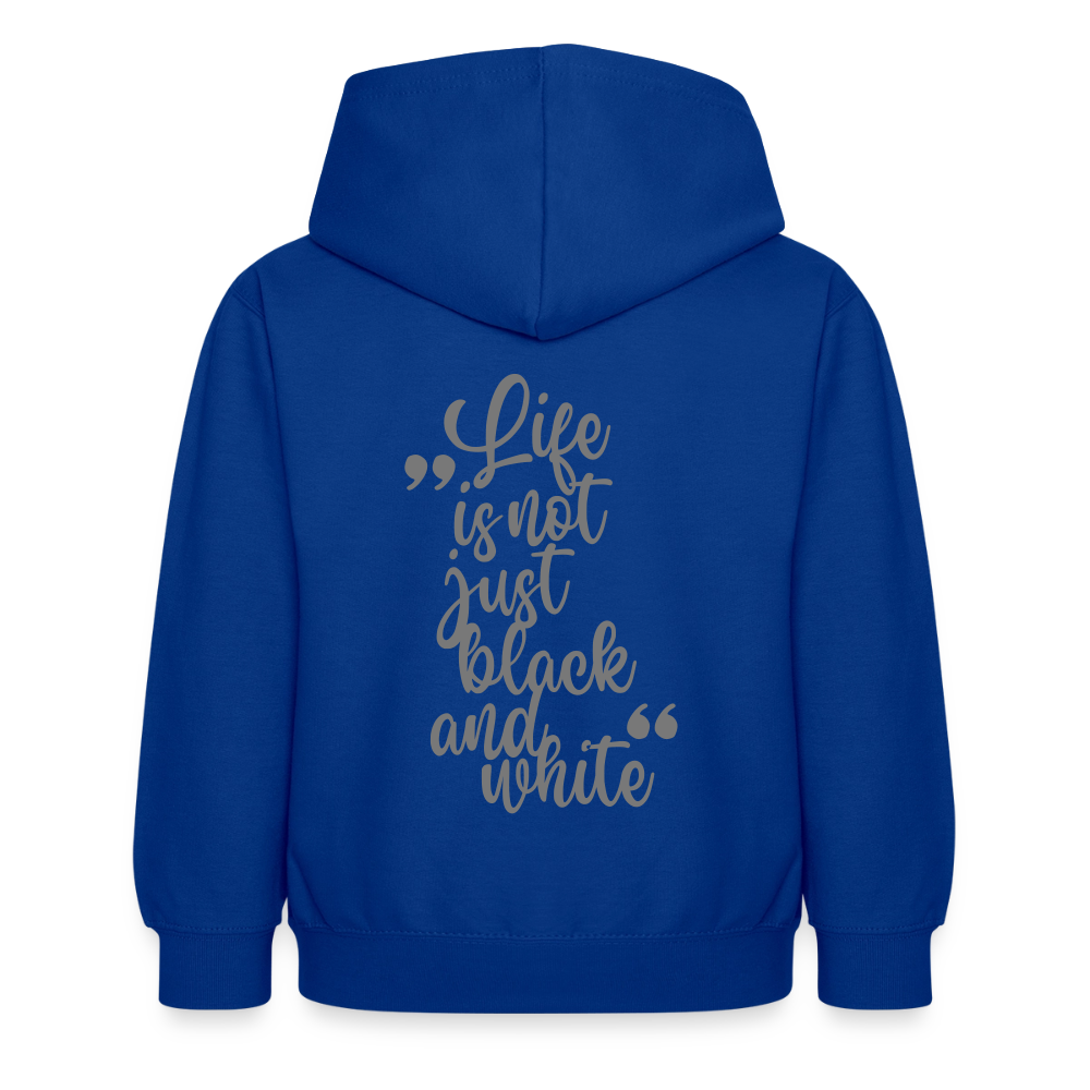 LiNBW. Crew Hoodie Life is not just black and white Edition Grey - LiNBW.