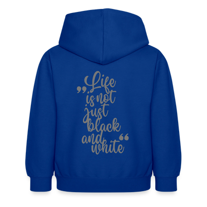 LiNBW. Crew Hoodie Life is not just black and white Edition Grey - LiNBW.