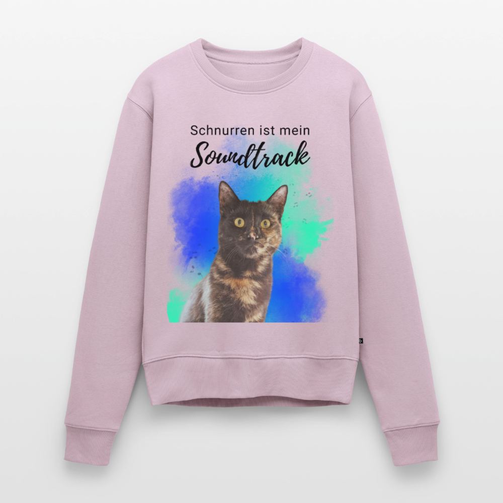 Nala's Pullover Schnurren ist mein Soundtrack Black Edition - Altrosa