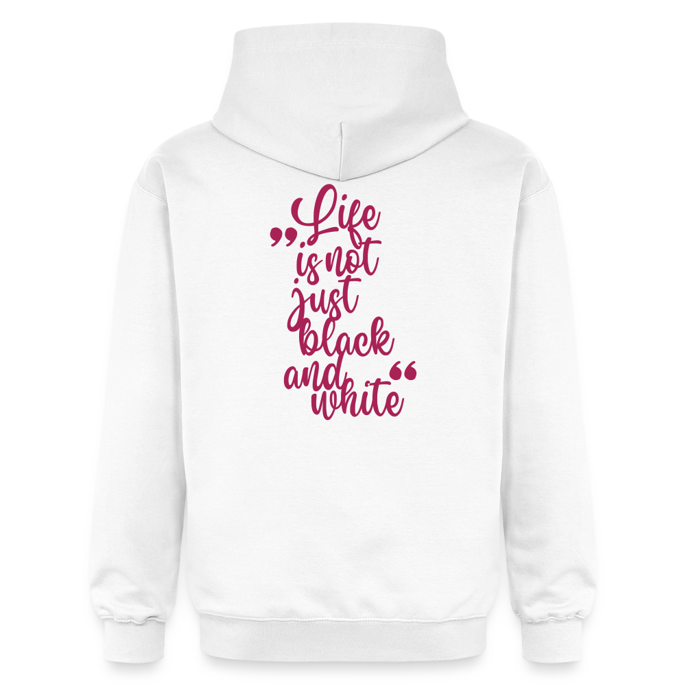 LiNBW. Crew Hoodie Pink Edition Life is not just black and white - Weiß