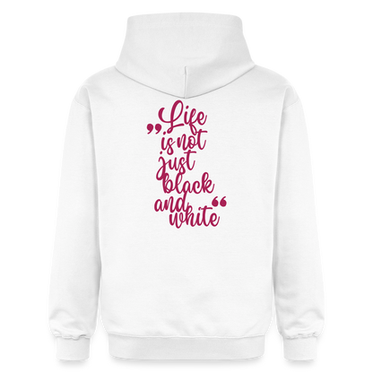 LiNBW. Crew Hoodie Pink Edition Life is not just black and white - Weiß