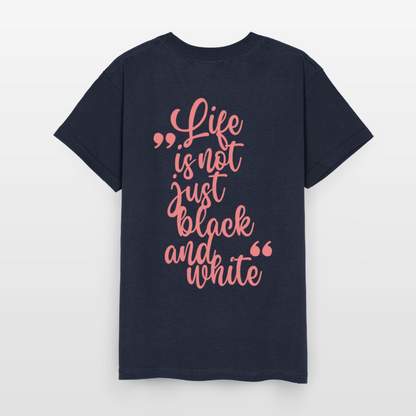 LiNBW. Crew T-Shirt Pink Edition Life is not just black and white - LiNBW.