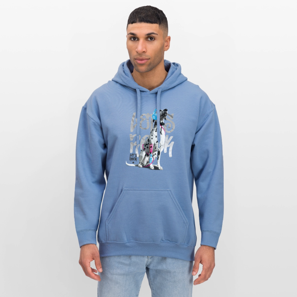 Boa's Hoodie Let's Rock - Carolina Blue