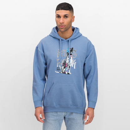 Boa's Hoodie Let's Rock - Carolina Blue