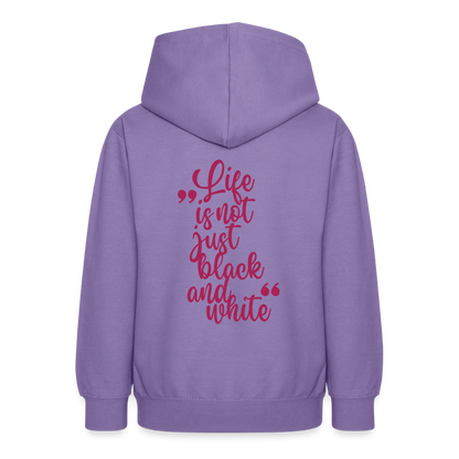 LiNBW. Crew Hoodie Life is not just black and white Edition Pink - LiNBW.