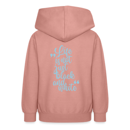 LiNBW. Crew Hoodie Life is not just black and white Edition Blue - LiNBW.