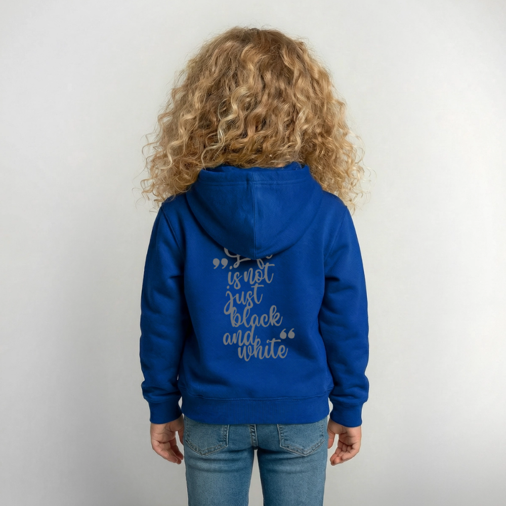 LiNBW. Crew Hoodie Life is not just black and white Edition Grey - LiNBW.
