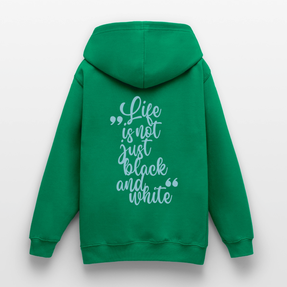 LiNBW. Crew Hoodie Life is not just black and white Edition Blue - LiNBW.
