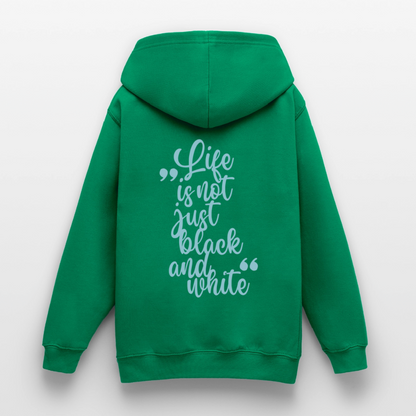 LiNBW. Crew Hoodie Life is not just black and white Edition Blue - LiNBW.