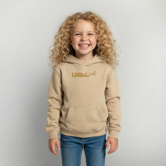 LiNBW. Crew Hoodie Life is not just black and white Edition Brown - LiNBW.