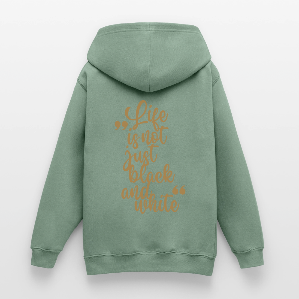 LiNBW. Crew Hoodie Life is not just black and white Edition Brown - LiNBW.