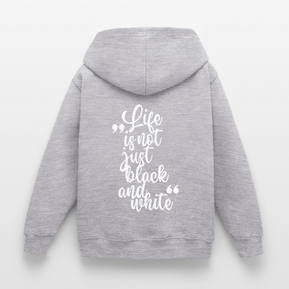 LiNBW. Crew Hoodie Life is not just black and white Edition White - LiNBW.