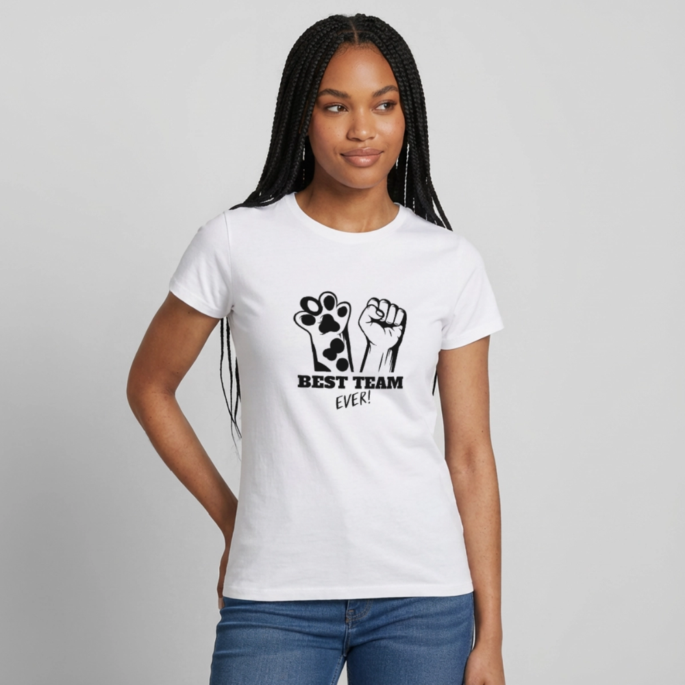 Best Team Ever T-Shirt Black Edition - Weiß