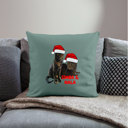 Simba´s und Nala´s Kissen Weihnachtsedition - Tanngrün
