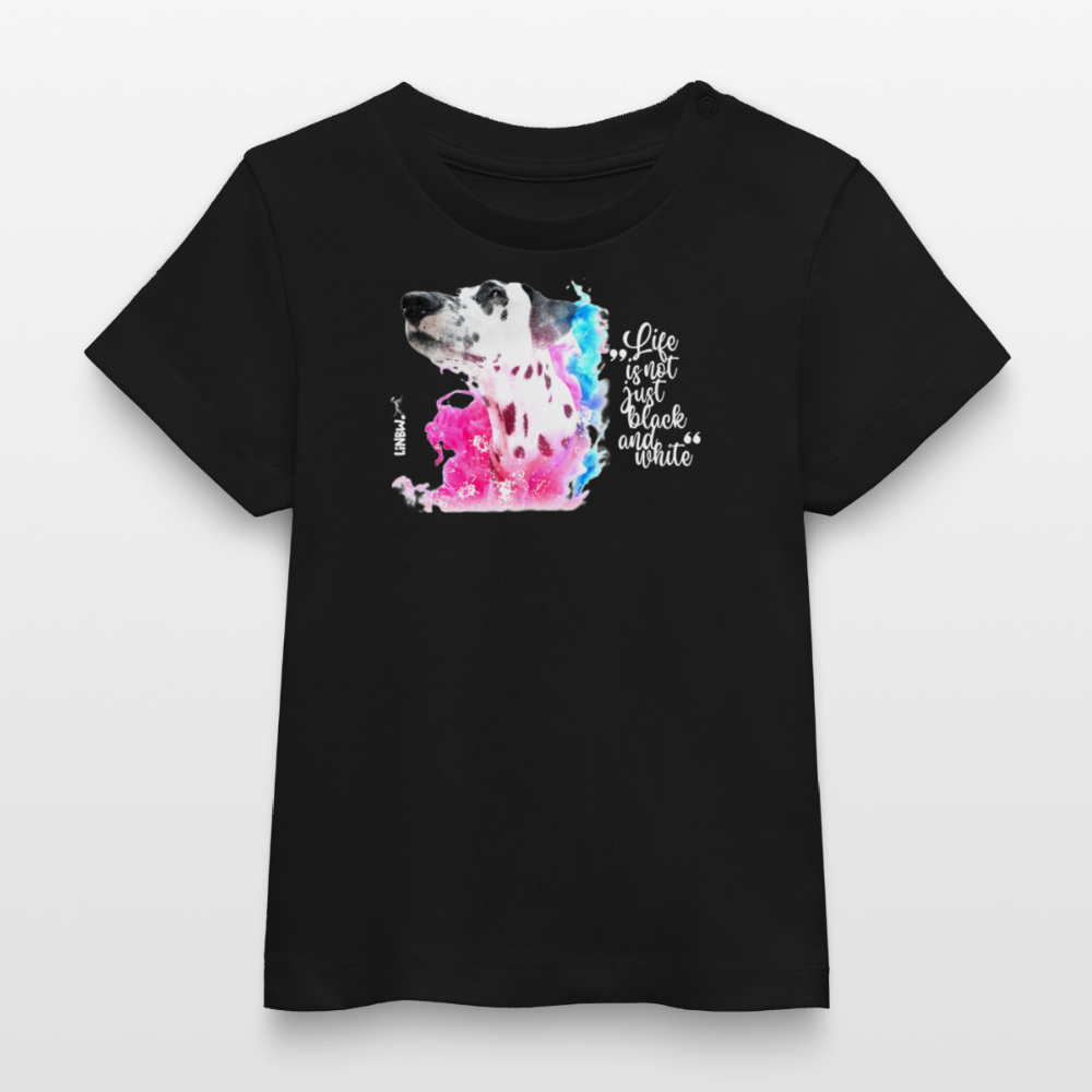 Boa's T-Shirt Splash Life is not just black and white Edition White - Schwarz