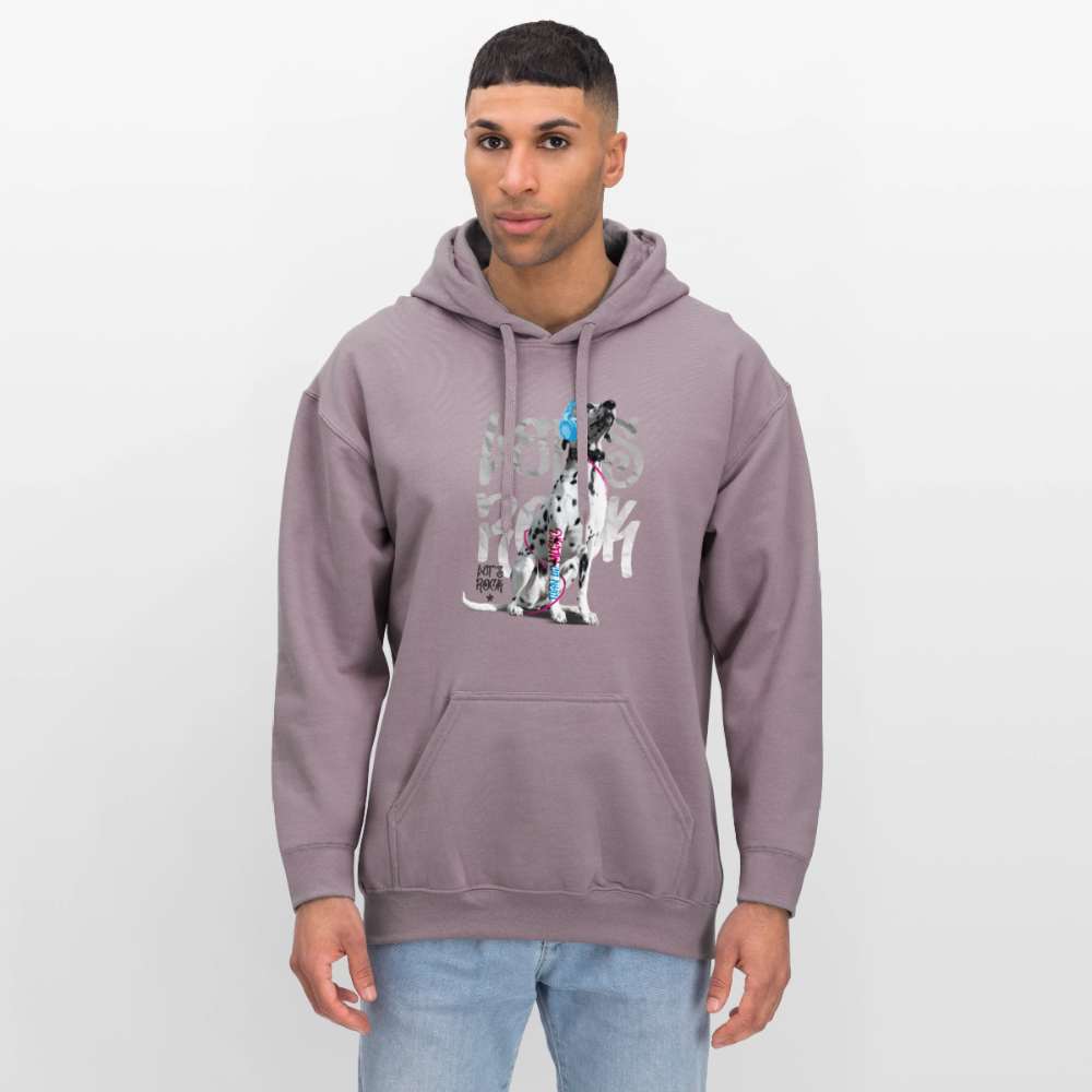 Boa's Hoodie Let's Rock - Lilagrau 