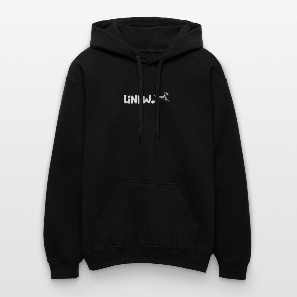 LiNBW. Crew Hoodie White Edition Life is not just black and white - Schwarz