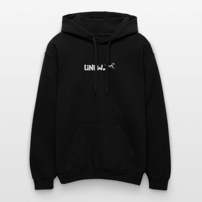 LiNBW. Crew Hoodie White Edition Life is not just black and white - Schwarz