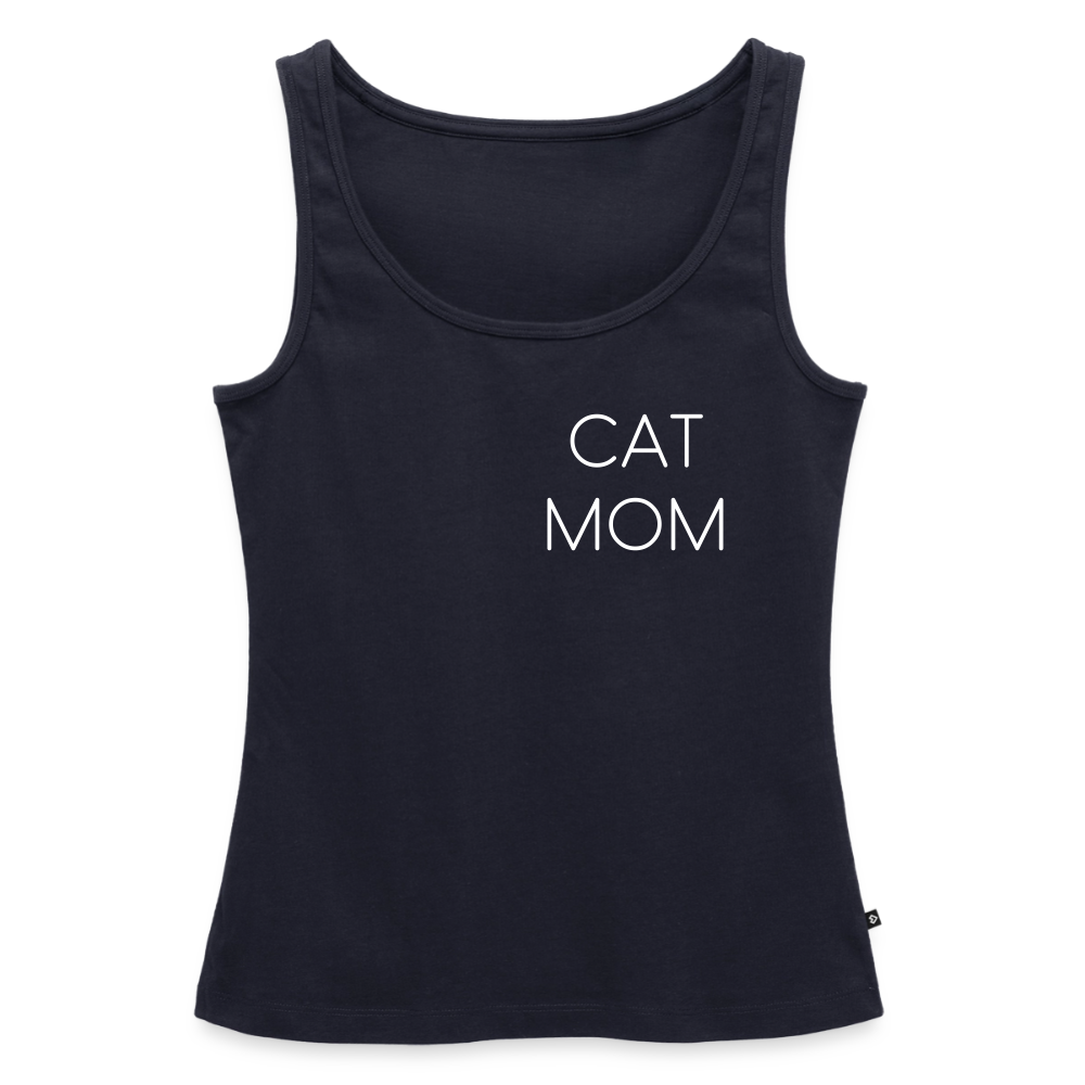 Pedro´s Tank Top Premium Stolzes Personal einer Katze CAT MOM Black Edition - Navy