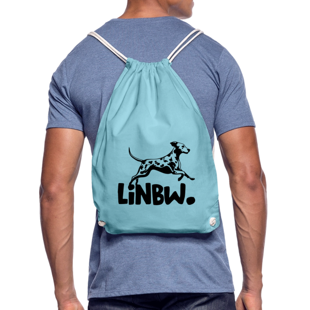 LiNBW. Turnbeutel Black Edition - Aqua