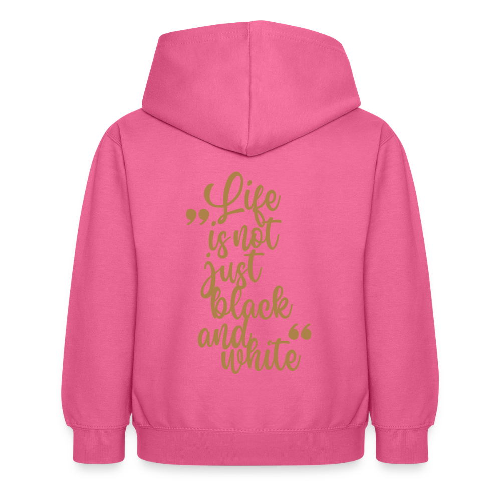 LiNBW. Crew Hoodie Life is not just black and white Edition Brown - LiNBW.