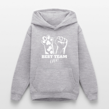 Teenager Hoodie - Hellgrau meliert