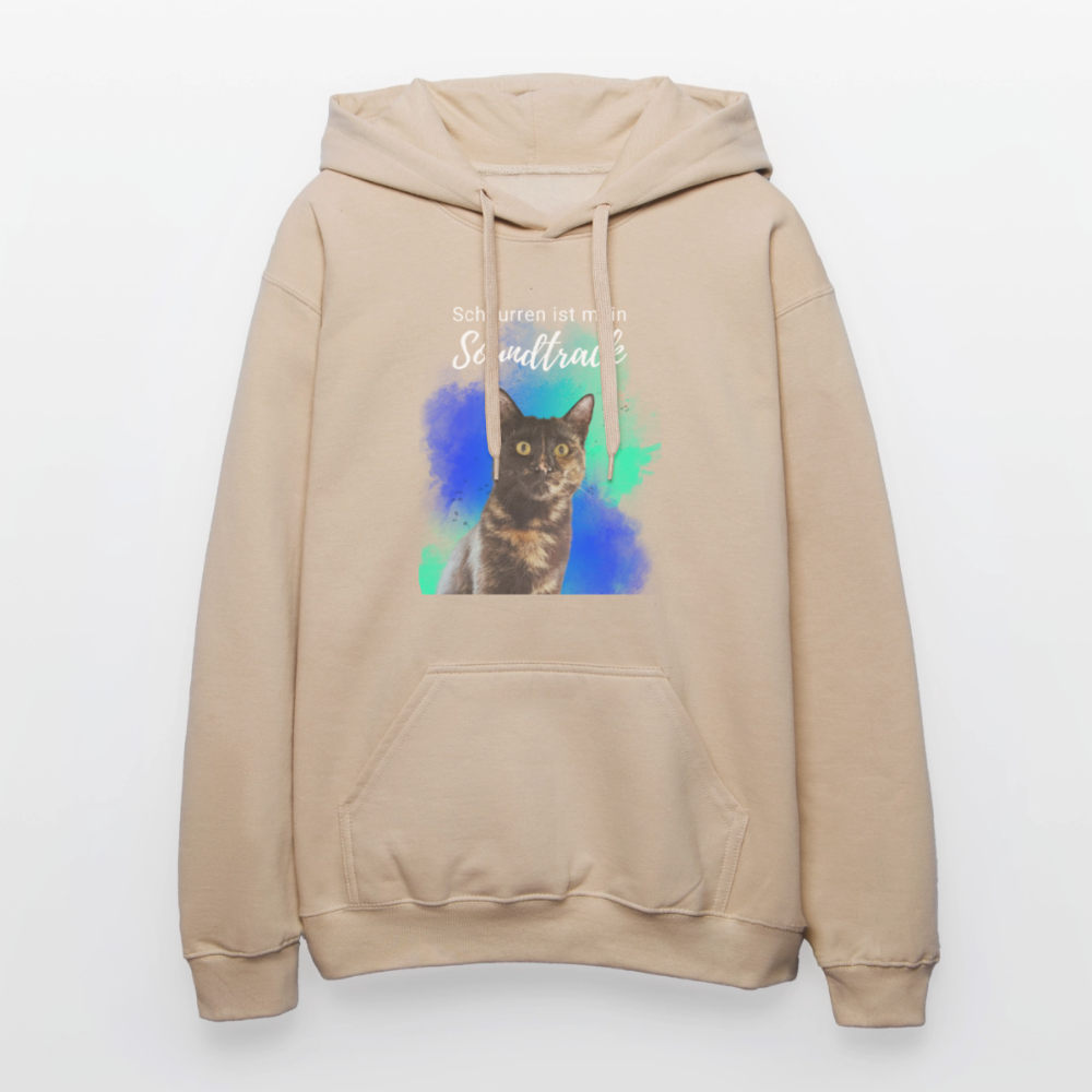 Nala's Hoodie Schnurren ist mein Soundtrack White Edition - Sand