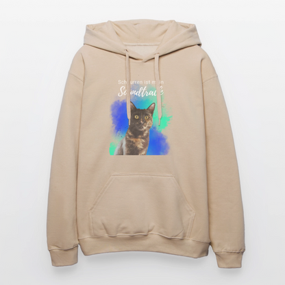 Nala's Hoodie Schnurren ist mein Soundtrack White Edition - Sand
