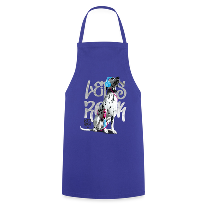 Boa´s Kochschürze Let´s Rock - Royalblau