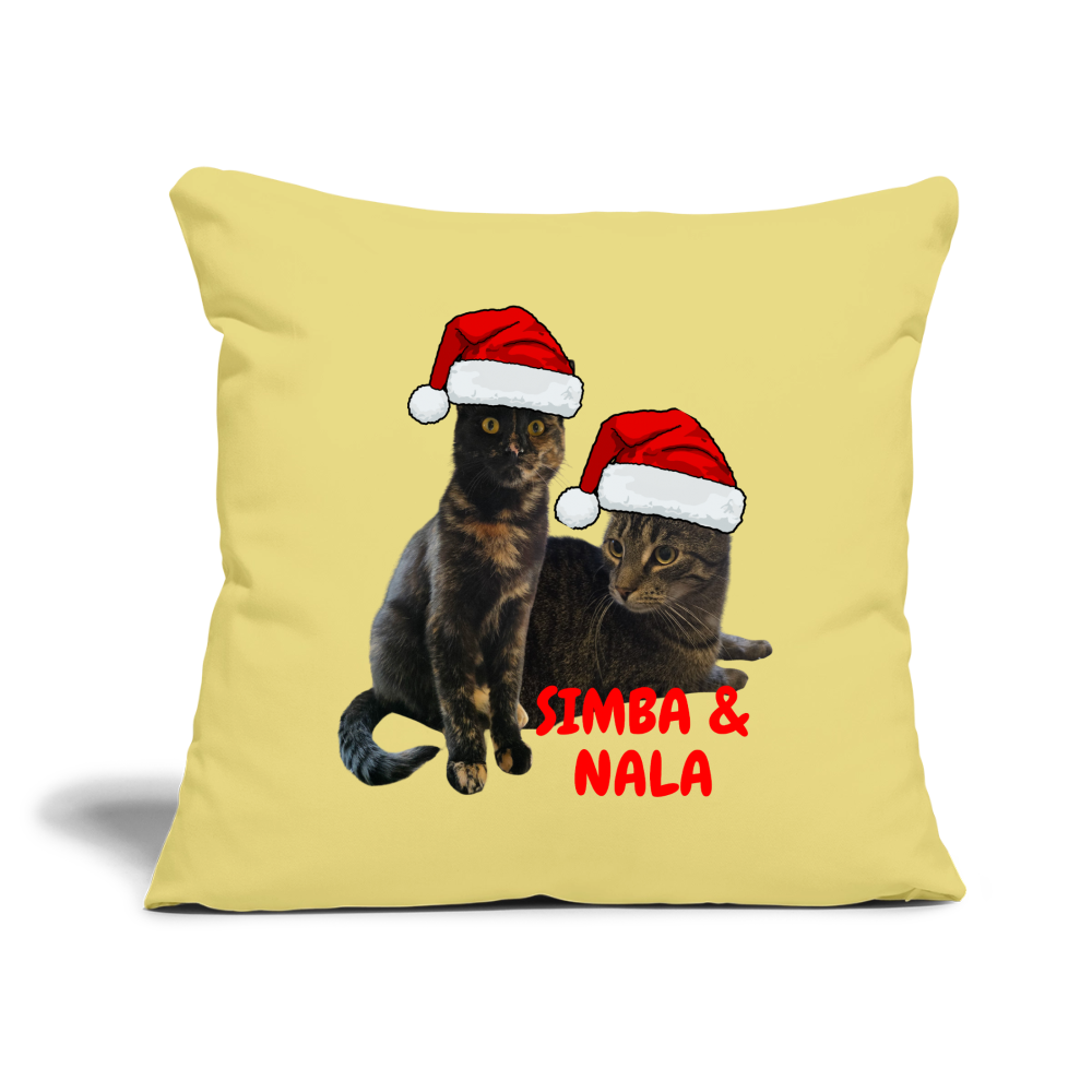 Simba´s und Nala´s Kissen Weihnachtsedition - Hellgelb
