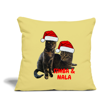 Simba´s und Nala´s Kissen Weihnachtsedition - Hellgelb