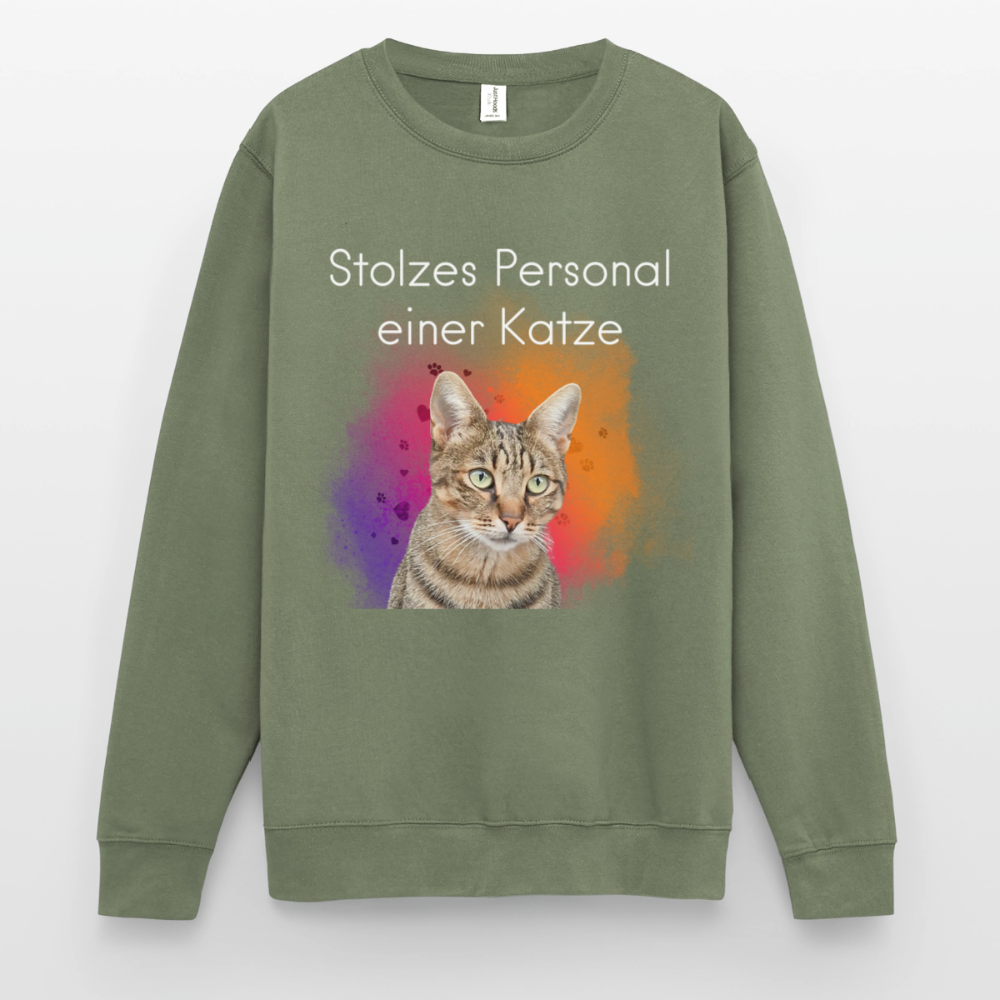 Pedro's Classic Pullover Stolzes Personal einer Katze White Edition - LiNBW.