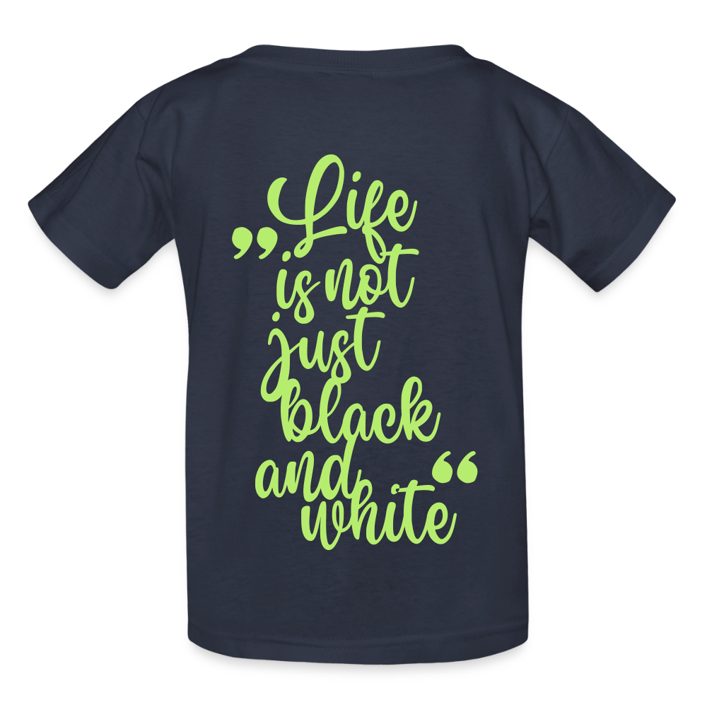 LiNBW. Crew T-Shirt Green Edition Life is not just black and white - LiNBW.