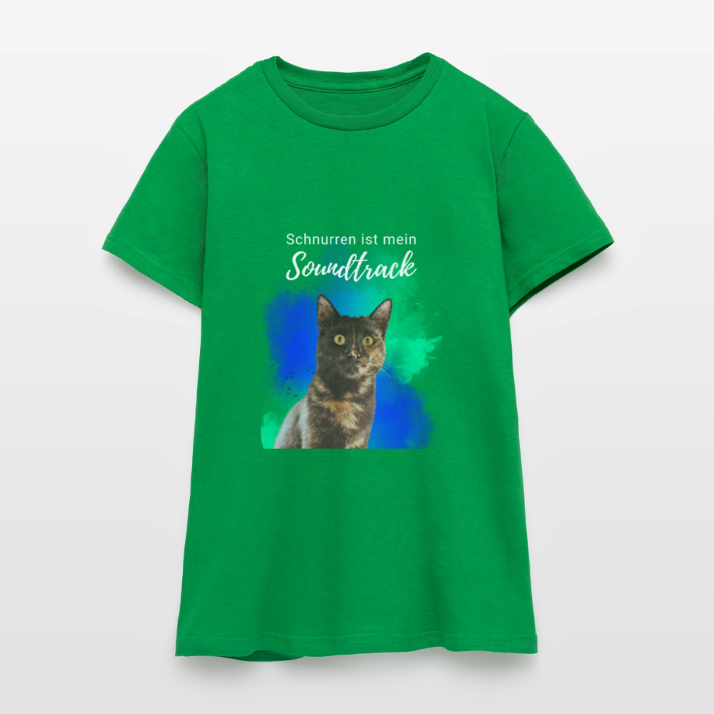 Nala's T-Shirt Schnurren ist mein Soundtrack White Edition - Kelly Green