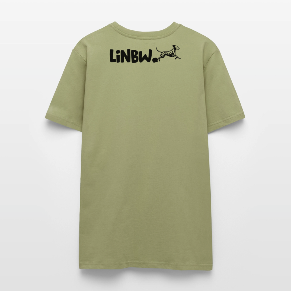 Life is not just black and white Unisex T-Shirt Premium Black Edition - Nebelgrün