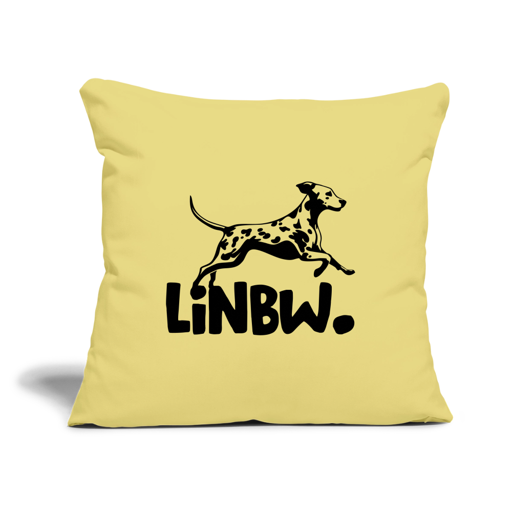 LiNBW. Kissen Black Edition - Hellgelb