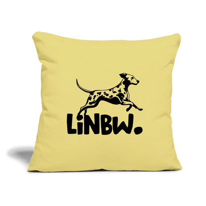 LiNBW. Kissen Black Edition - Hellgelb
