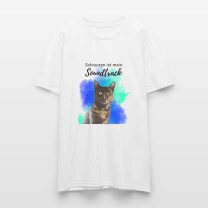 Nala's Unisex T-Shirt Premium Schnurren ist mein Soundtrack Black Edition - Weiß