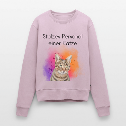 Pedro's Pullover Stolzes Personal einer Katze Black Edition - Altrosa