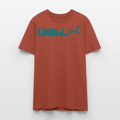 LiNBW. Unisex T-Shirt Premium Crew Blue Edition Life is not just black and white - LiNBW.