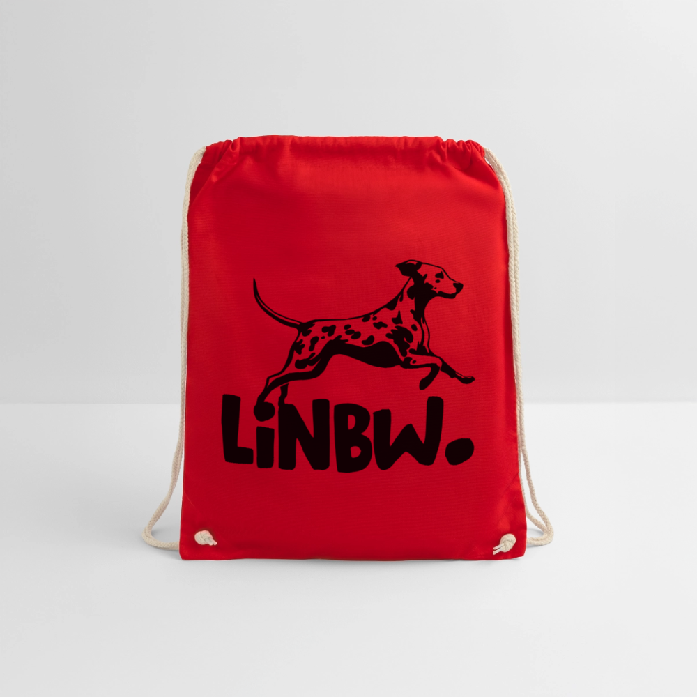 LiNBW. Turnbeutel Black Edition - Rot