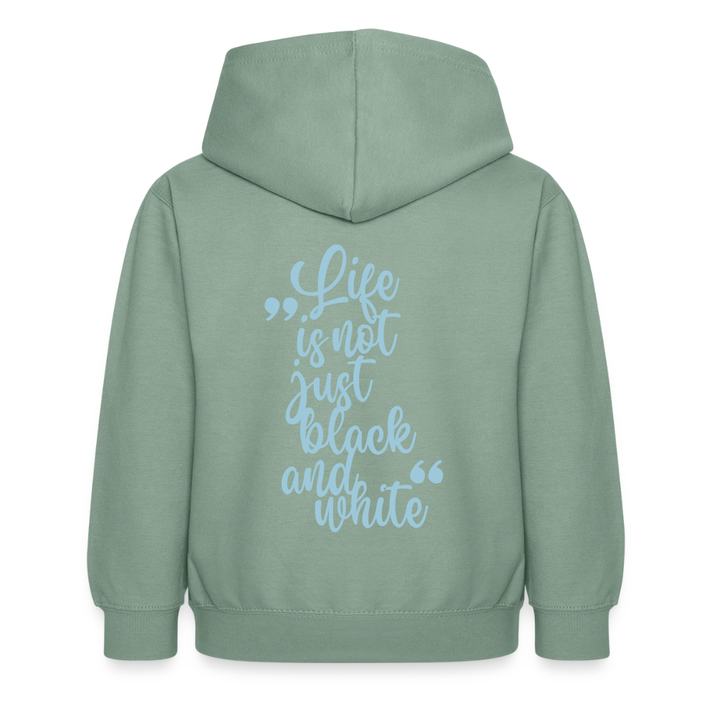 LiNBW. Crew Hoodie Life is not just black and white Edition Blue - LiNBW.