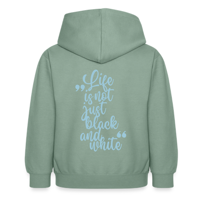 LiNBW. Crew Hoodie Life is not just black and white Edition Blue - LiNBW.