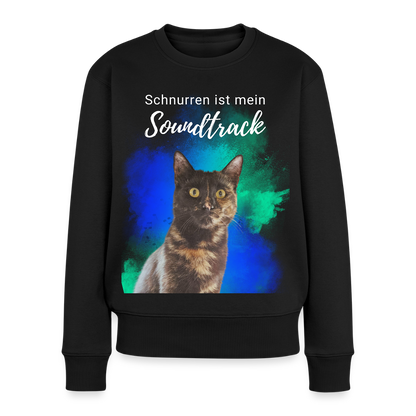 Nala's Pullover Schnurren ist mein Soundtrack White Edition - Schwarz
