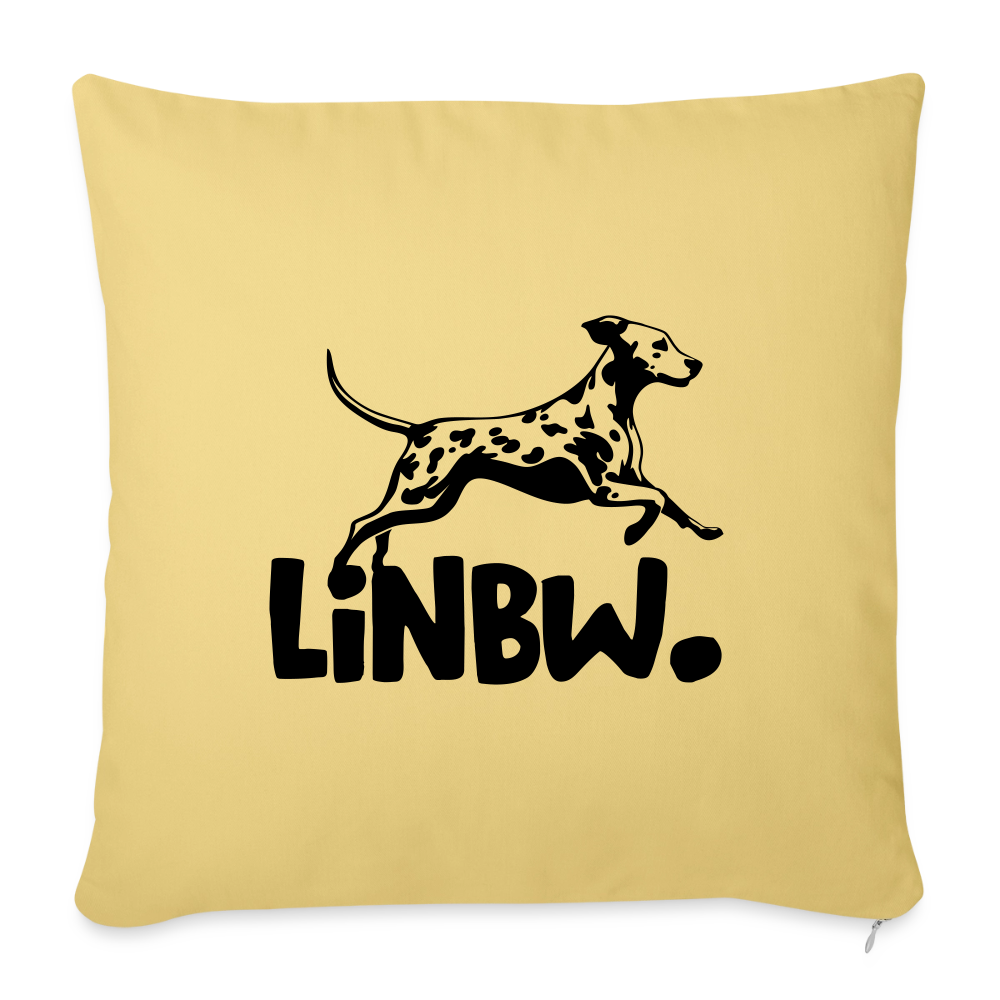 LiNBW. Kissen Black Edition - Hellgelb