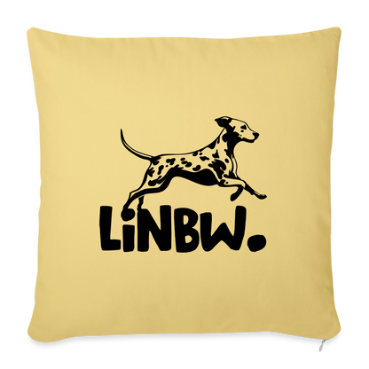 LiNBW. Kissen Black Edition - Hellgelb